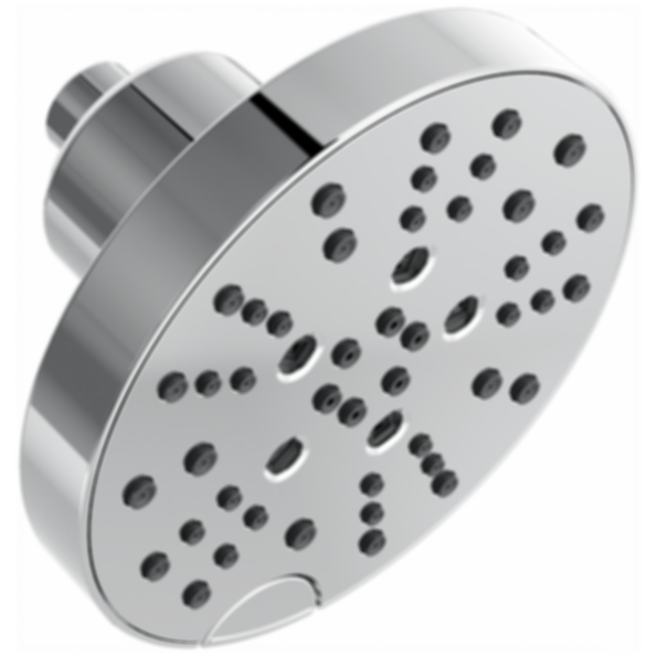 Universal Showering H2Okinetic 5-Setting Contemporary Raincan Shower - 52668