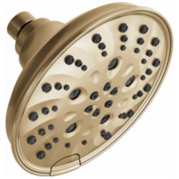Universal Showering H2Okinetic 5-Setting Traditional Raincan Shower Head - 52669