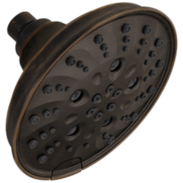 Universal Showering H2Okinetic 5-Setting Traditional Raincan Shower Head - 52669
