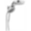Universal Showering HydroRain H2Okinetic 5-Setting Two-In-One Shower Head - 58680-25