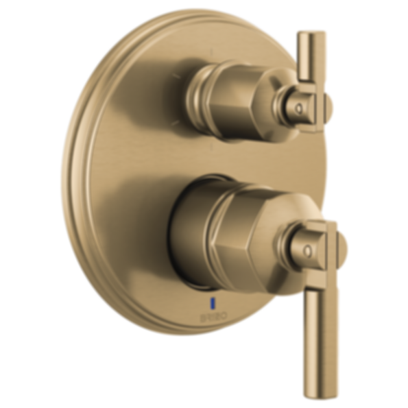 Invari® Pressure Balance Valve With Integrated 6-Function Diverter Trim - Less Handles - T75P676-PCLHP