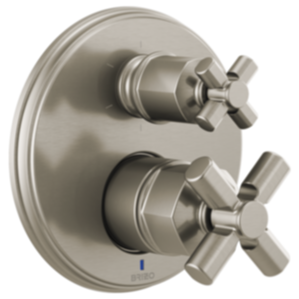 Invari® Pressure Balance Valve With Integrated 6-Function Diverter Trim - Less Handles - T75P676-PCLHP