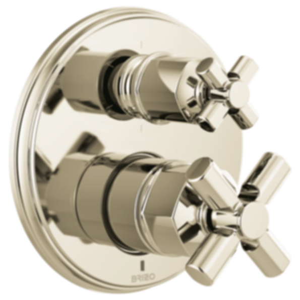 Invari® Pressure Balance Valve With Integrated 6-Function Diverter Trim - Less Handles - T75P676-PCLHP