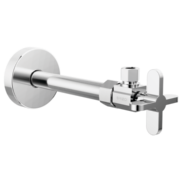 Angled Supply Stop Valve with Cross Handle - BT022204-PC