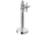 Straight Supply Stop Valve with Cross Handle - BT021204-PC