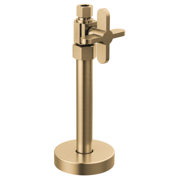 Delta DT022202 Angled Supply Stop Valve With Cross Handle – Champagne Bronze, Less Supply Line