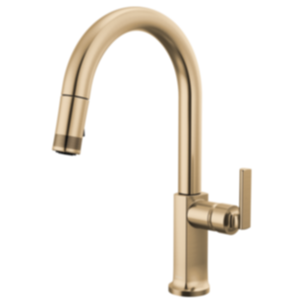 Kintsu Kitchen Pull-Down Faucet with Arc Spout - Less Handle