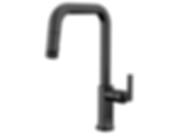 Kintsu Kitchen Pull-Down Faucet with Square Spout - Less Handle