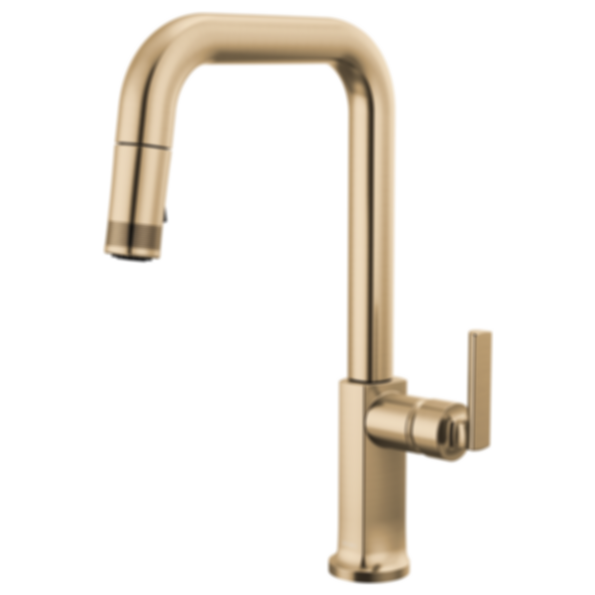 Kintsu Kitchen Pull-Down Faucet with Square Spout - Less Handle