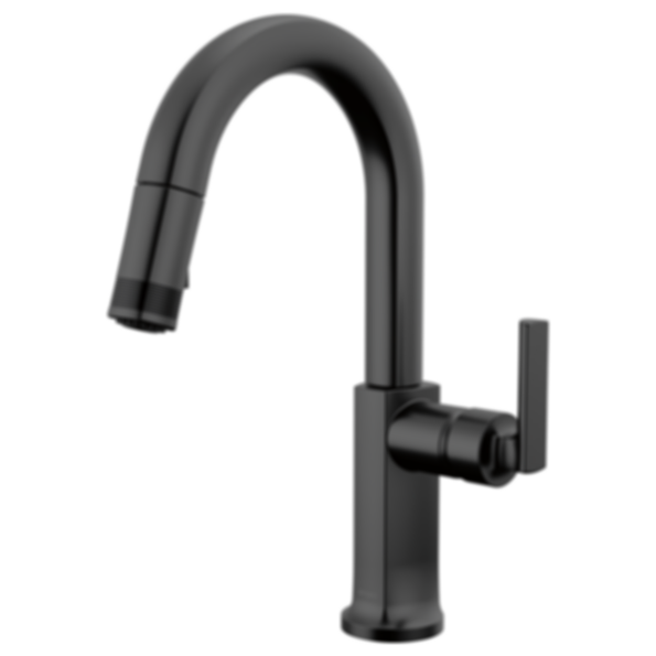 Kintsu Kitchen Pull-Down Prep Faucet with Arc Spout - Less Handle