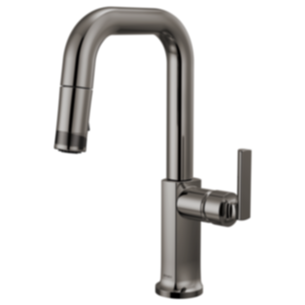 Kintsu Kitchen Pull-Down Prep Faucet with Square Spout - Less Handle