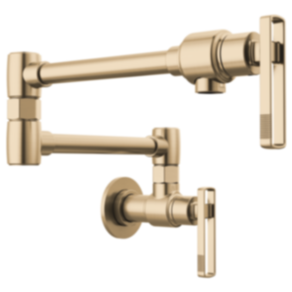 Kintsu Kitchen Wall Mount Knob Handle Pot Filler Faucet