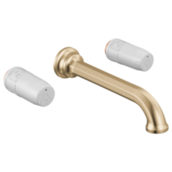 BEAUCLERE™ Two-Handle Wall Mount Lavatory Faucet - Less Handles 1.2 GPM - T65865LF-LHP
