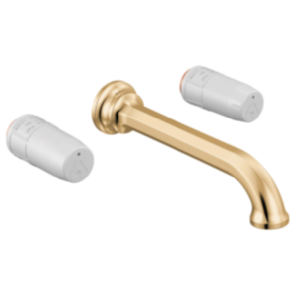 BEAUCLERE™ Two-Handle Wall Mount Lavatory Faucet - Less Handles 1.2 GPM - T65865LF-LHP