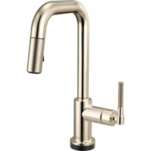 LITZE® Smarttouch Pull-Down Prep Faucet with Square Spout - Knurled Handle - 64953LF