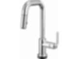 LITZE® Smarttouch Pull-Down Prep Faucet with Square Spout - Industrial Handle - 64954LF