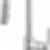 LITZE® Smarttouch Pull-Down Prep Faucet with Square Spout - Industrial Handle - 64954LF