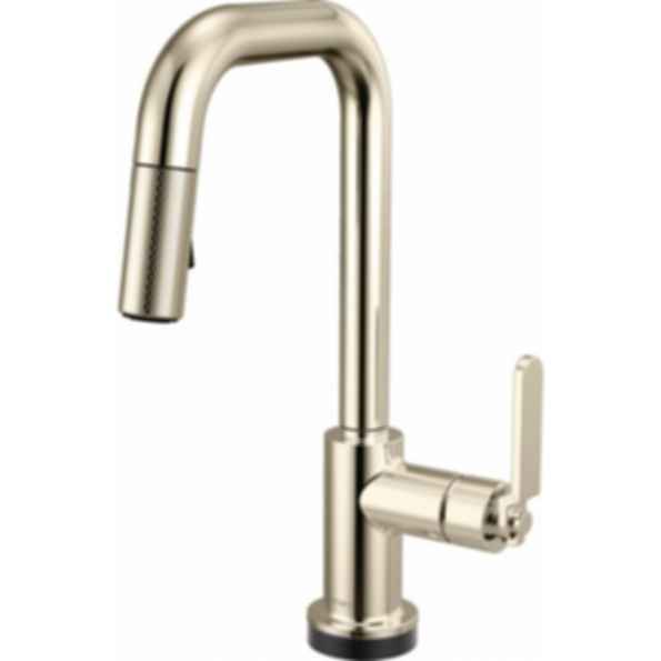 LITZE® Smarttouch Pull-Down Prep Faucet with Square Spout - Industrial Handle - 64954LF