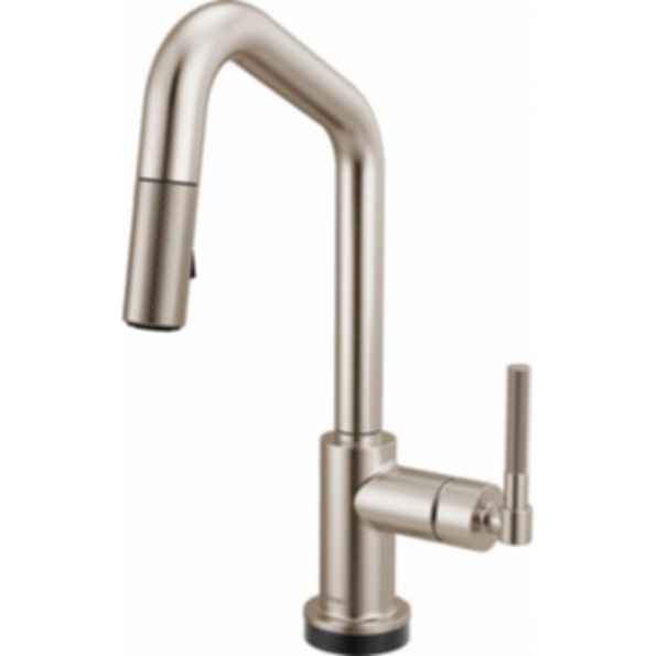 LITZE® Smarttouch Pull-Down Prep Faucet with Angle Spout - Knurled Handle - 64963LF