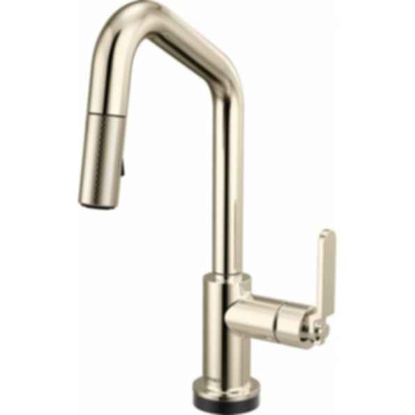 LITZE® Smarttouch Pull-Down Prep Faucet with Angle Spout - Industrial Handle - 64964LF