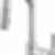 LITZE® Pull-Down Prep Faucet with Angle Spout - Knurled Handle - 63963LF