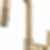 LITZE® Pull-Down Prep Faucet with Angle Spout - Industrial Handle - 63964LF
