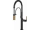 LITZE® Semi-Professional Kitchen Faucet - Knurled Handle - 63343LF