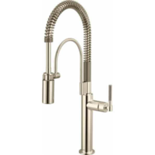 LITZE® Semi-Professional Kitchen Faucet - Knurled Handle - 63343LF