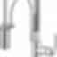 LITZE® SmartTouch Semi-Professional Kitchen Faucet - Industrial Handle - 64344LF