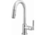 LITZE® Pull-Down Prep Faucet with Arc Spout - Knurled Handle - 63943LF