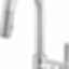 LITZE® Pull-Down Prep Faucet with Arc Spout - Knurled Handle - 63943LF