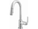 LITZE® Pull-Down Prep Faucet with Arc Spout - Industrial Handle - 63944LF