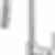 LITZE® Pull-Down Prep Faucet with Square Spout - Industrial Handle - 63954LF