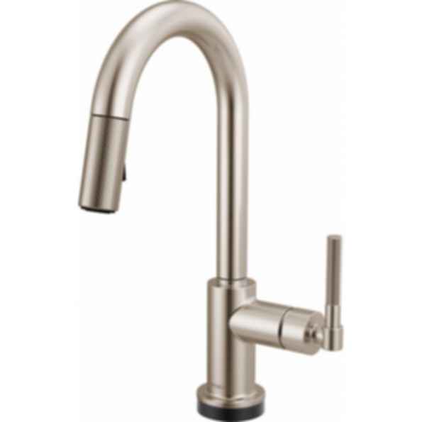 LITZE® Smarttouch Pull-Down Prep Faucet with Arc Spout - Knurled Handle - 64943LF