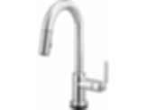 LITZE® Smarttouch Pull-Down Prep Faucet with Arc Spout - Industrial Handle - 64944LF