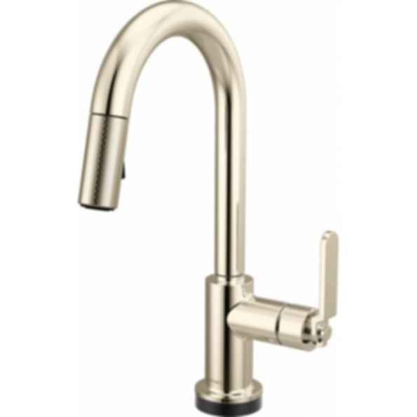 LITZE® Smarttouch Pull-Down Prep Faucet with Arc Spout - Industrial Handle - 64944LF