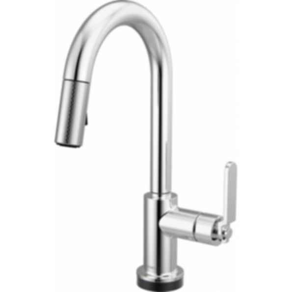 LITZE® Smarttouch Pull-Down Prep Faucet with Arc Spout - Industrial Handle - 64944LF