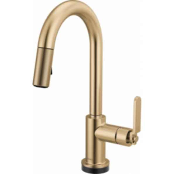 LITZE® Smarttouch Pull-Down Prep Faucet with Arc Spout - Industrial Handle - 64944LF