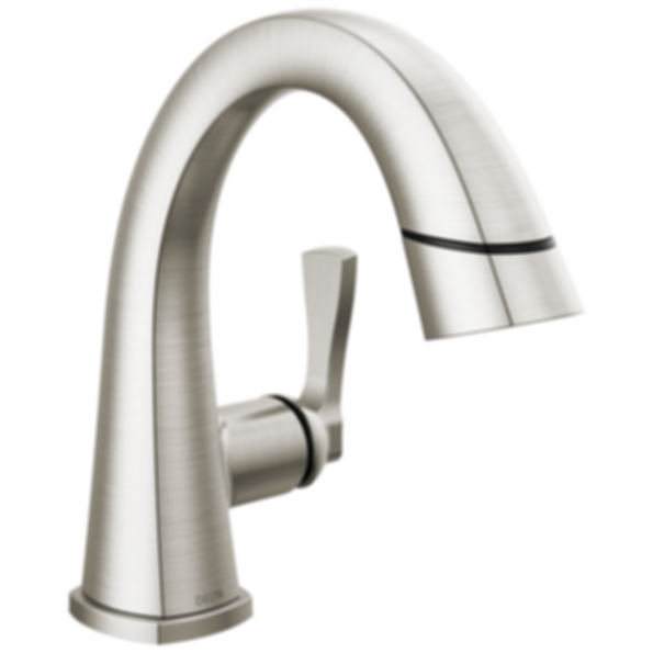 STRYKE Single Handle Pull Down Bathroom Faucet - 577-PD-PR-DST