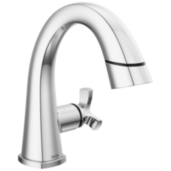STRYKE Single Handle Pull Down Bathroom Faucet - 5776-PD-PR-DST