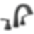 STRYKE Two Handle Widespread Pull Down Bathroom Faucet - 35775-PD-PR-DST