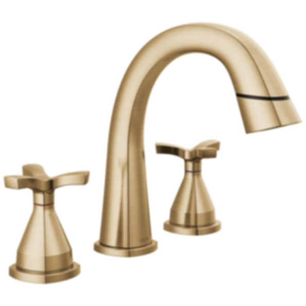 STRYKE Two Handle Widespread Pull Down Bathroom Faucet - 357756-PD-PR-DST