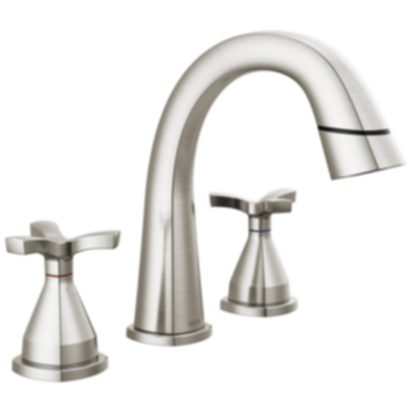 STRYKE Two Handle Widespread Pull Down Bathroom Faucet - 357756-PD-PR-DST