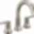 TRINSIC® Two Handle Widespread Pull Down Bathroom Faucet with Arc Spout and Lever Handles - 3559-PD-DST