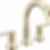 TRINSIC® Two Handle Widespread Pull Down Bathroom Faucet with Arc Spout and Lever Handles - 3559-PD-DST