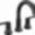 TRINSIC® Two Handle Widespread Pull Down Bathroom Faucet with Arc Spout and Lever Handles - 3559-PD-DST