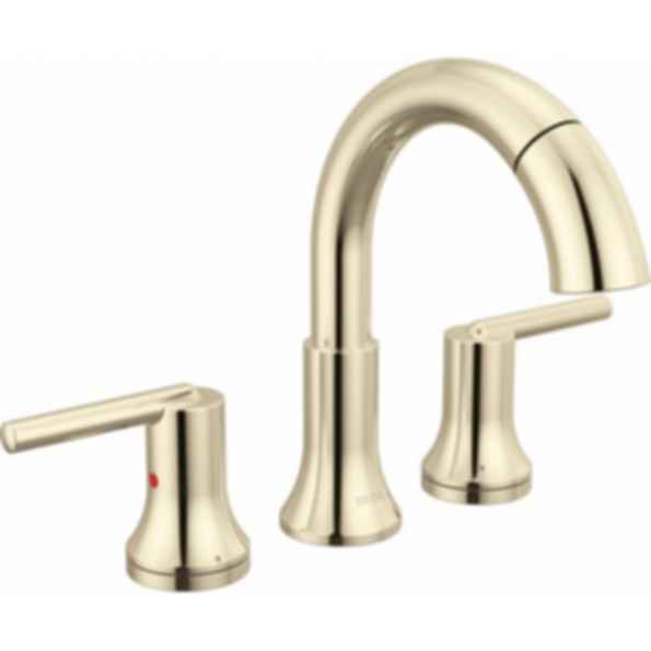 TRINSIC® Two Handle Widespread Pull Down Bathroom Faucet with Arc Spout and Lever Handles - 3559-PD-DST