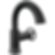 TRINSIC® Single Handle Pull Down Bathroom Faucet with Arc Spout and Wheel Handle - 558HAR-PD-DST
