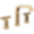 TETRA Two Handle Widespread Bathroom Faucet - 35587-PR-DST