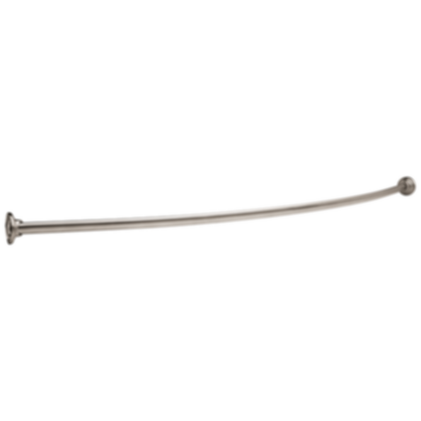 Universal Showering 1" X 5' Shower Rod With Brackets (6" Bow) In Chrome - 42205
